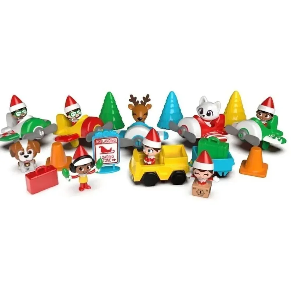 The Elf on the Shelf Festive Flyers Advent Calendar, Includes 24 mini figures